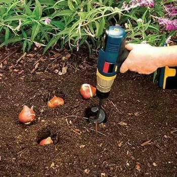 

2 Pcs 9 & 18 Spiral Drill Bit Planting Bulbs Seedlings For Garden Auger