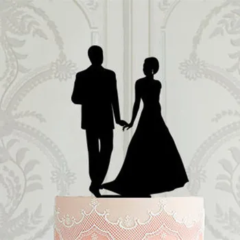 

New Weddding Engagement Party Cake Decoration Topper Bride Groom Festival Celebration Party Romantic Cake Topper Wedding Favors