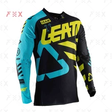 Camiseta de equipo de bicicleta de montaña, camisa locomotora para descenso, MTB, todoterreno, DH, Fxr, equipo de montaña, leatt maillot, MTB, 2021