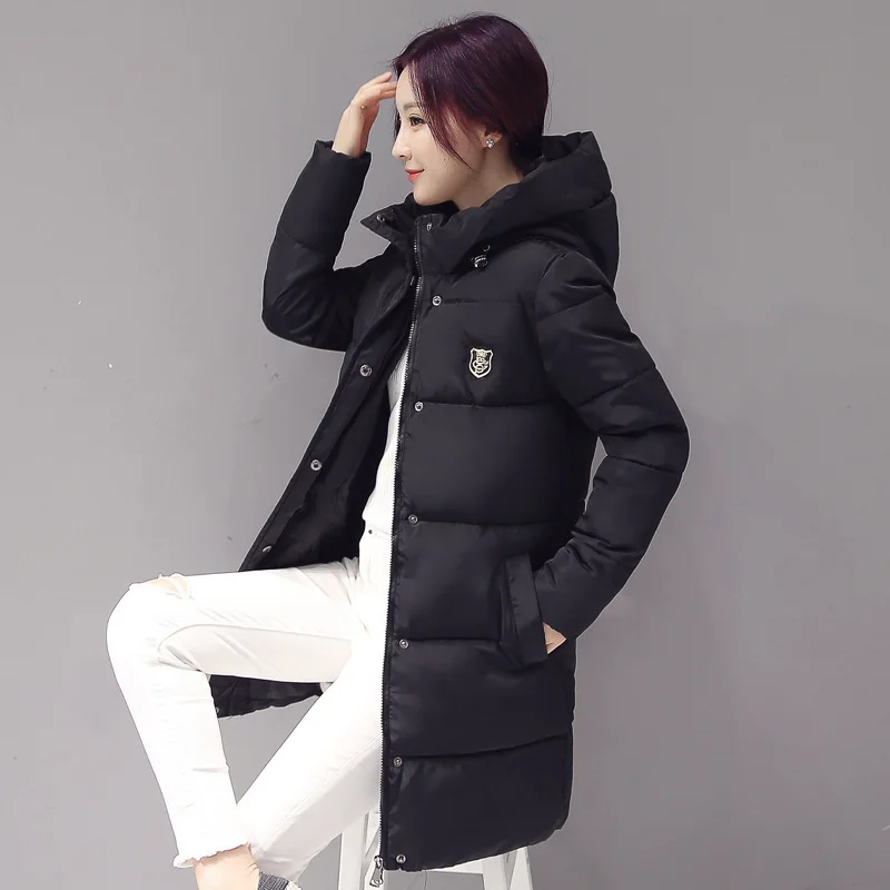 

Women's Cotton-padded Clothes New Style Women's Autumn & Winter Coat down Jacket Cotton-padded Clothes Students Medium-length Co