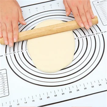 

Silicone Baking Sheet Rolling Dough Pastry Cakes Bakeware Liner Pad Mat Oven Pasta Rolling Pins & Pastry Boards Fiberglass Z