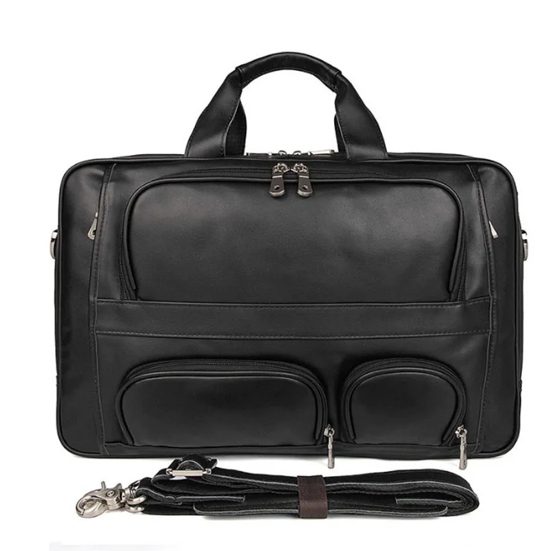 YILUNXI multi-function leisure male handbags Pure color large capacity virile shoulder bags wear-resisting cowhide Messenger bag |