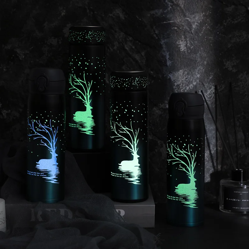 Skup ZOOOBE Luminous constellationThermos butelka termos ze stali nierdzewnej izolowane termos do kawy i herbaty Thermocup kubek kawy