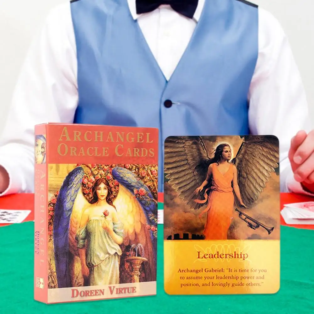 

100% Brand New High Quality Archangel Oracle Cards 45-Card Deck Tarot English Version Board Game Friends Party Divination Fate