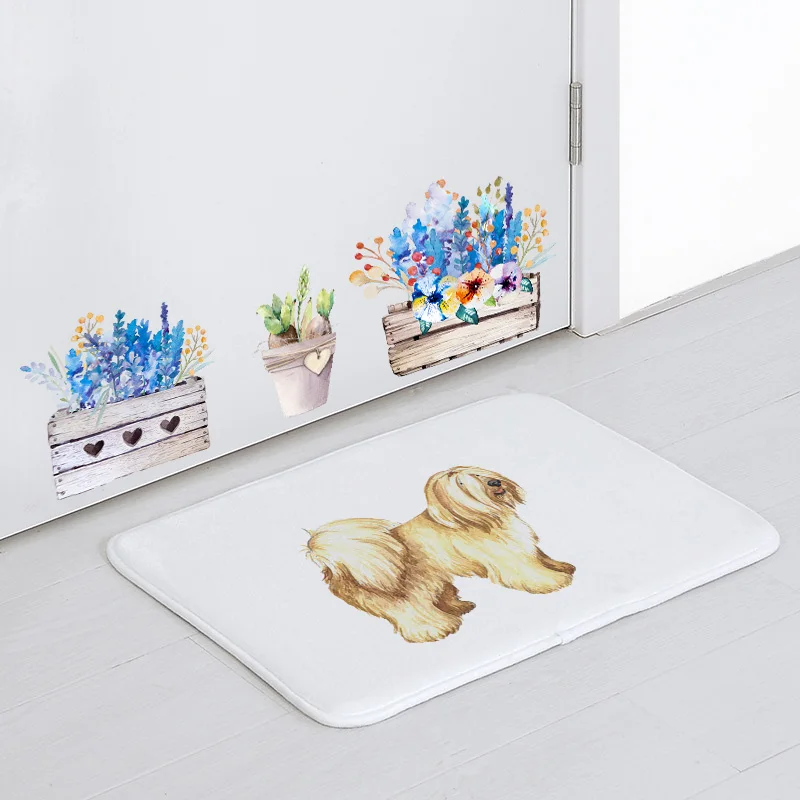 5 Красивый коврик для собак Тибетский терьер ирландский сеттер харье кокер спаниель дачсунд ковер Декор для гостиной коралловый флисовый коврик - Цвет: 5