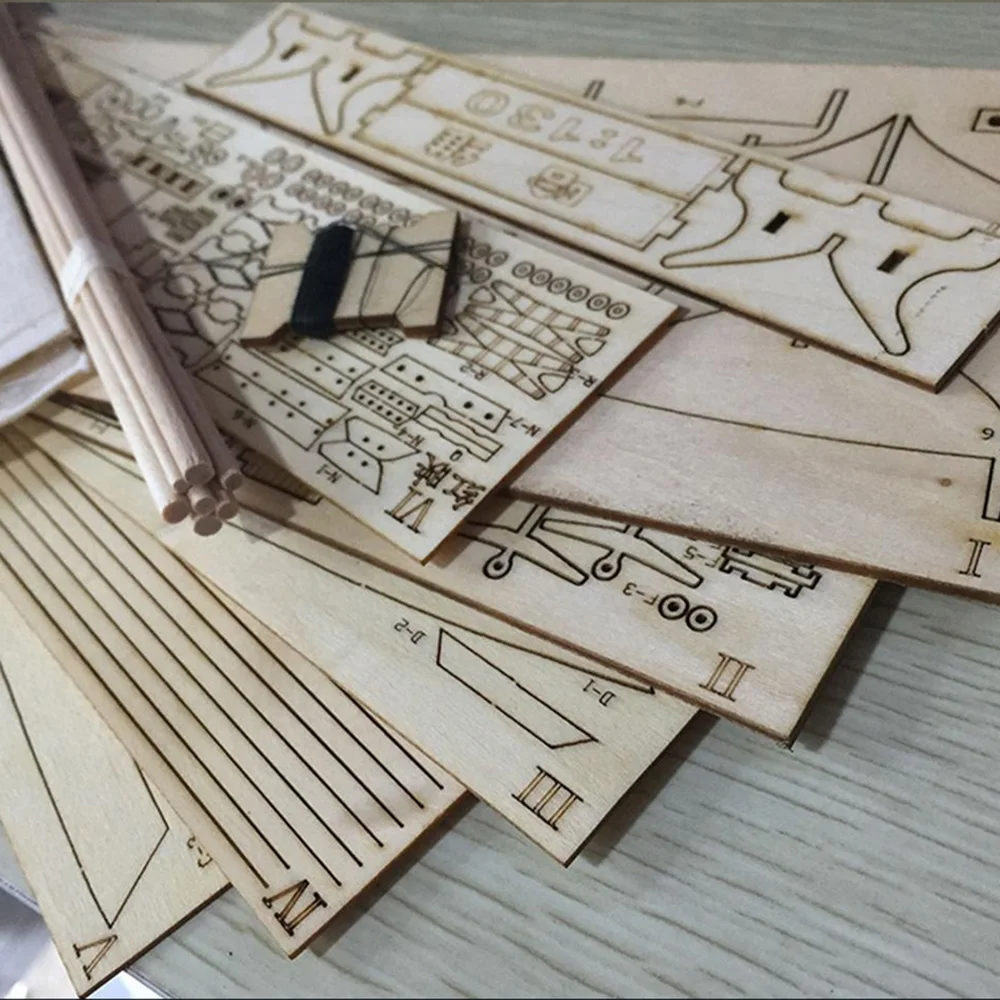 DIY корабль сборки модели Наборы деревянные парусные лодка Масштаб Модель украшения для детей и взрослых, подарок на Рождество, украшение дома для дома