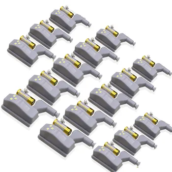 

16 PCS Intelligent LED Induction Cabinet Light Internal Hinge Light Wardrobe Cupboard Lamp Home Kitchen Bedroom Night Light