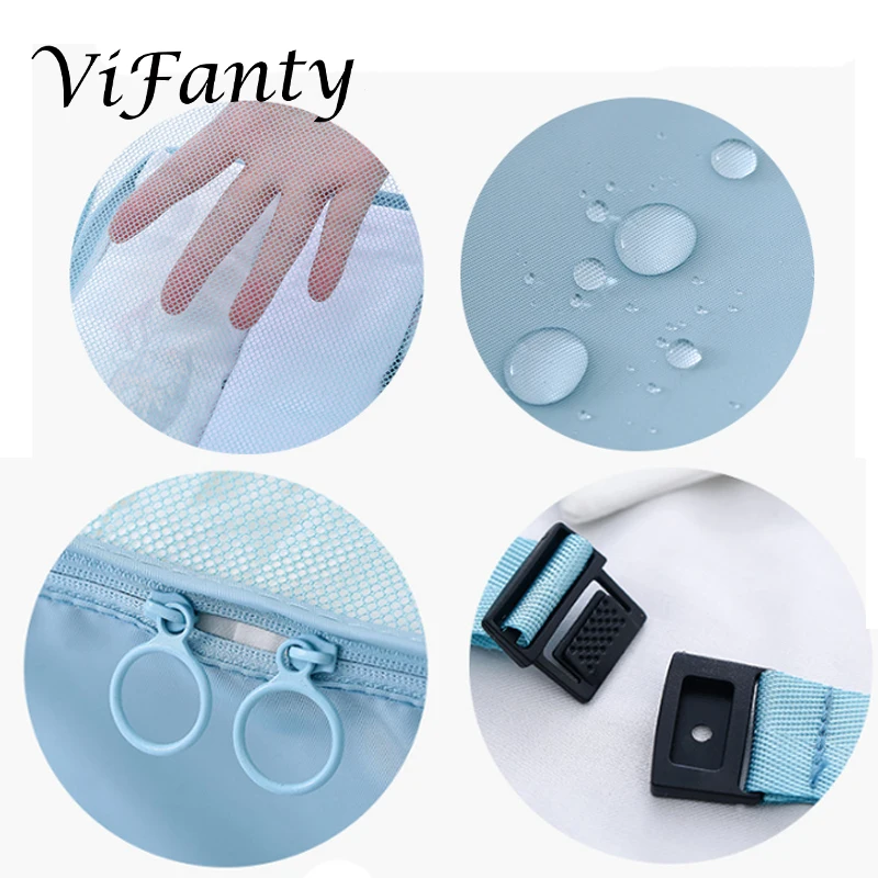 Vifanty 6 комплектов упаковочных кубиков, различные размеры дорожный мешочек для багажа органайзеры с сумкой на шнурке