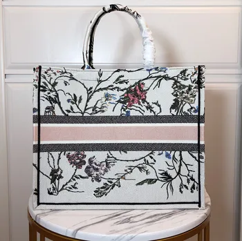 

2020 Hot Sale Luxury Handbags Women Bags Fashion Large Capacity Canvas Shopping Travel Bag Laides Hand Bags For Woman 41cm