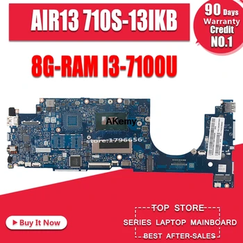 شراءLA-E011P اللوحة الأم لأجهزة الكمبيوتر المحمول لينوفو Ideapad AIR13 710S-13IKB اختبار اللوحة الرئيسية الأصلية 8G-RAM I3-7100U