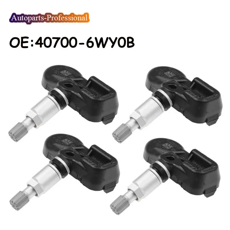 

4 PCS Car TPMS Tire Pressure Sensor For 2016 2017 2018 2019 INFINITI QX70 40700-6WY0B 40700-6WY0A 407006WY0B 407006WY0A PMVCA14