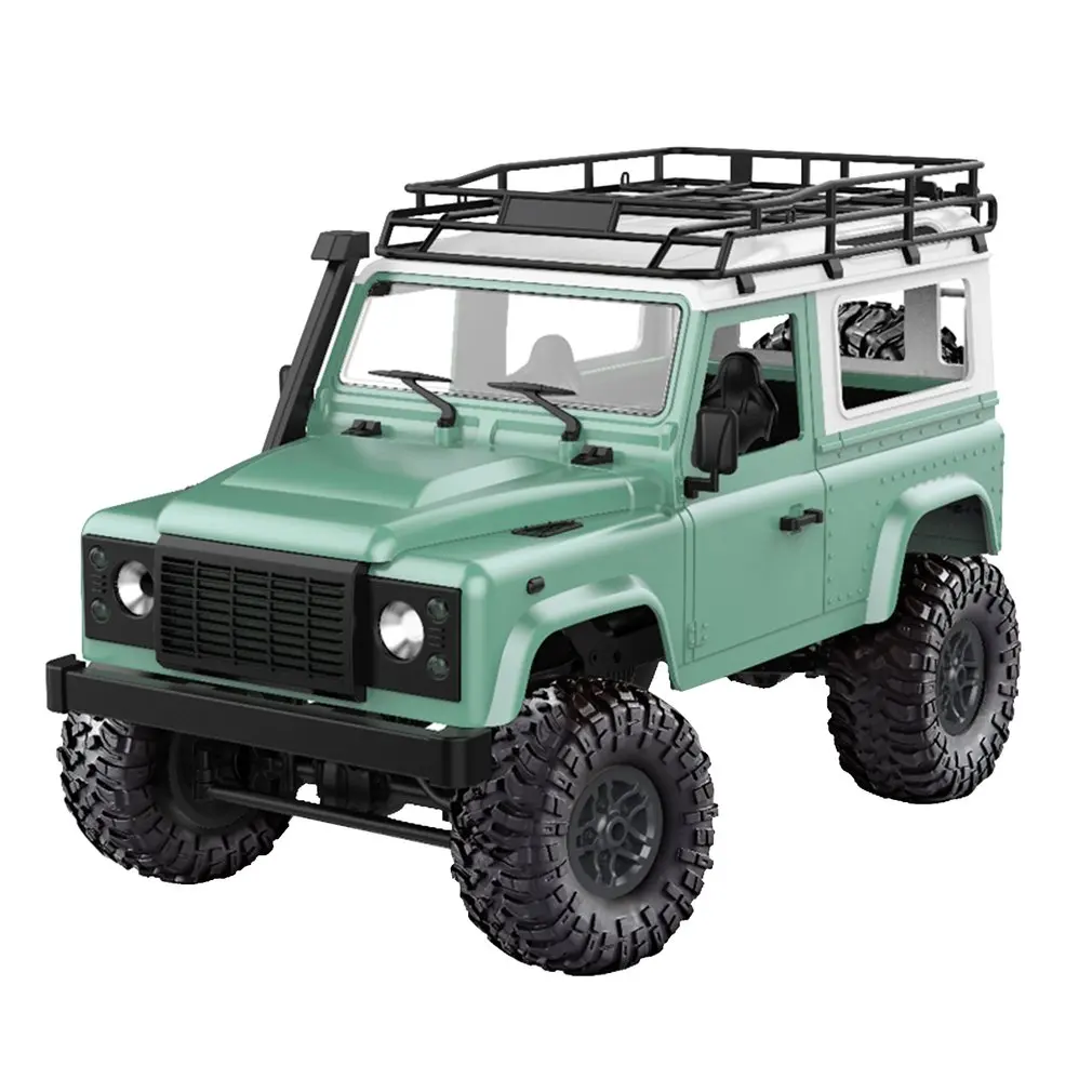 1:12 MN-90 радиоуправляемая гусеничная машина 2,4G 4WD с дистанционным управлением большая ножка внедорожный гусеничный военный автомобиль модель RTR Дистанционное управление грузовик игрушки - Цвет: Green