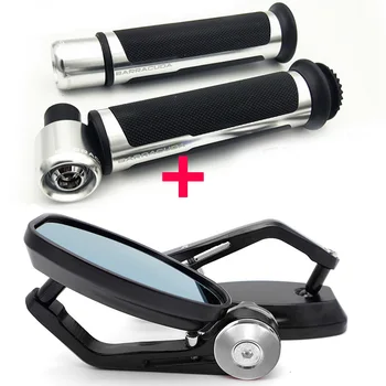 

Motorcycle Mirror Handlebar Grip Set Parts For HONDA cbr 600 rr cb500f msx 125 varadero 125 cbr 1100xx hornet cb600f cbr 1100 xx