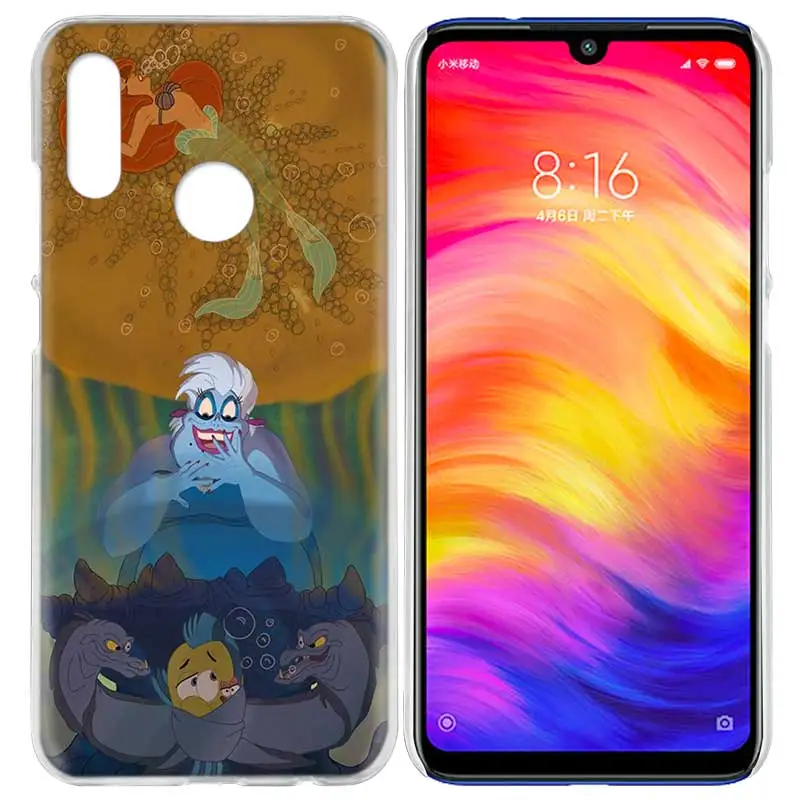 Чехол для Xiaomi Redmi Note 7 7A фотоаппаратов моментальной печати 7S 6 6A 5 Y3 K20 mi 8 до 9 лет CC9 CC9E A1 A2 A3 играть F1 Lite Pro Plus Урсула, Русалочка