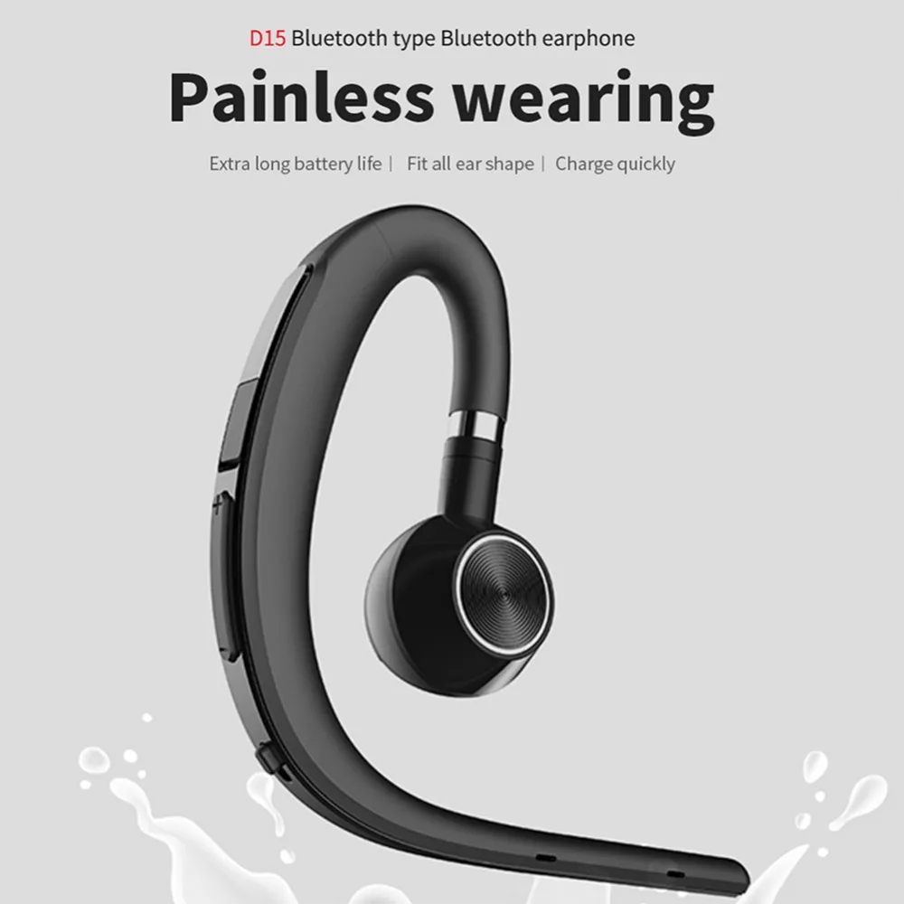 Bluetooth-гарнитура, беспроводная, бизнес, Bluetooth 5,0, шумоподавление, наушник, беспроводные, в ухо, ультралегкие наушники, свободные руки