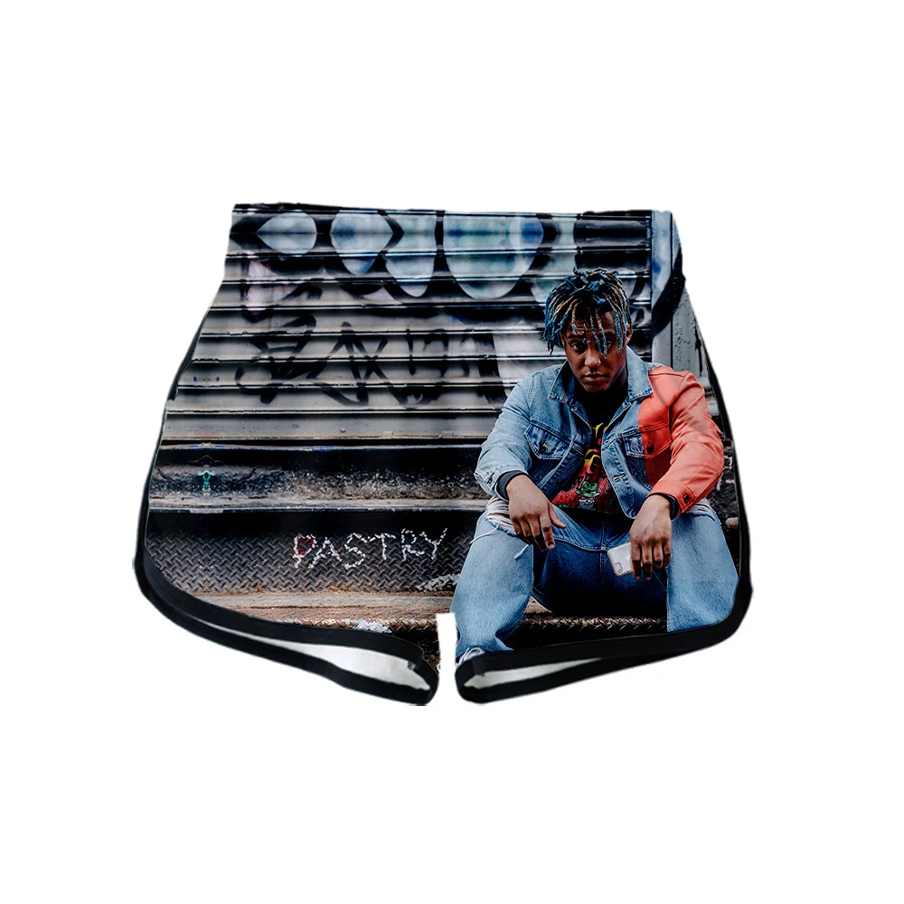 R.I.P. Respect хип-хоп рэпер Juice WRLD Jarad Anthony Higgins 3D летние женские повседневные милые девушки горячая Распродажа сексуальные шорты одежда