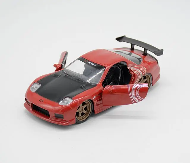 

Высокая моделирования 1:32 сплава 1993 RX-7 модель автомобиля, 2 дверь с раздвижными дверями игрушечная машинка, детский подарок, украшения, бесплатная доставка