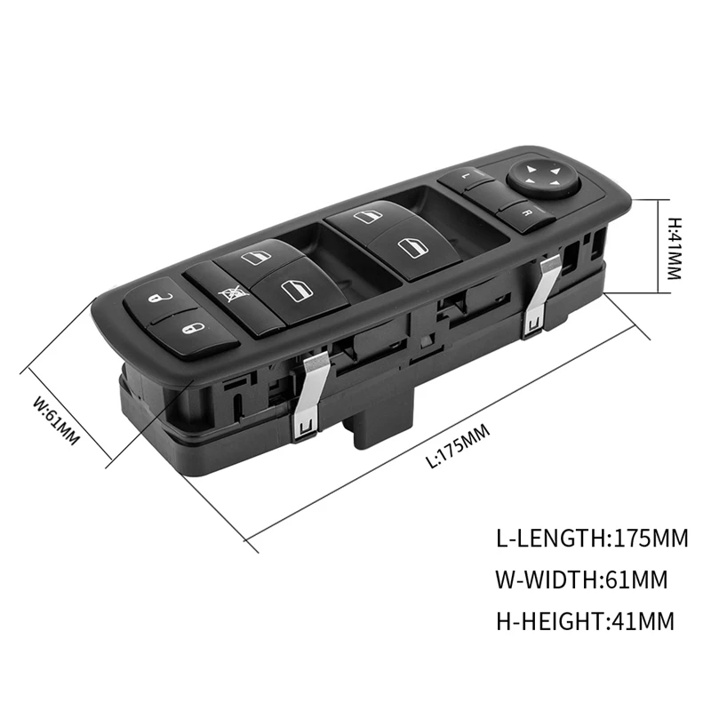 Переключатель стеклоподъемника для Dodge Grand Caravan 2008-2010 68039999AC