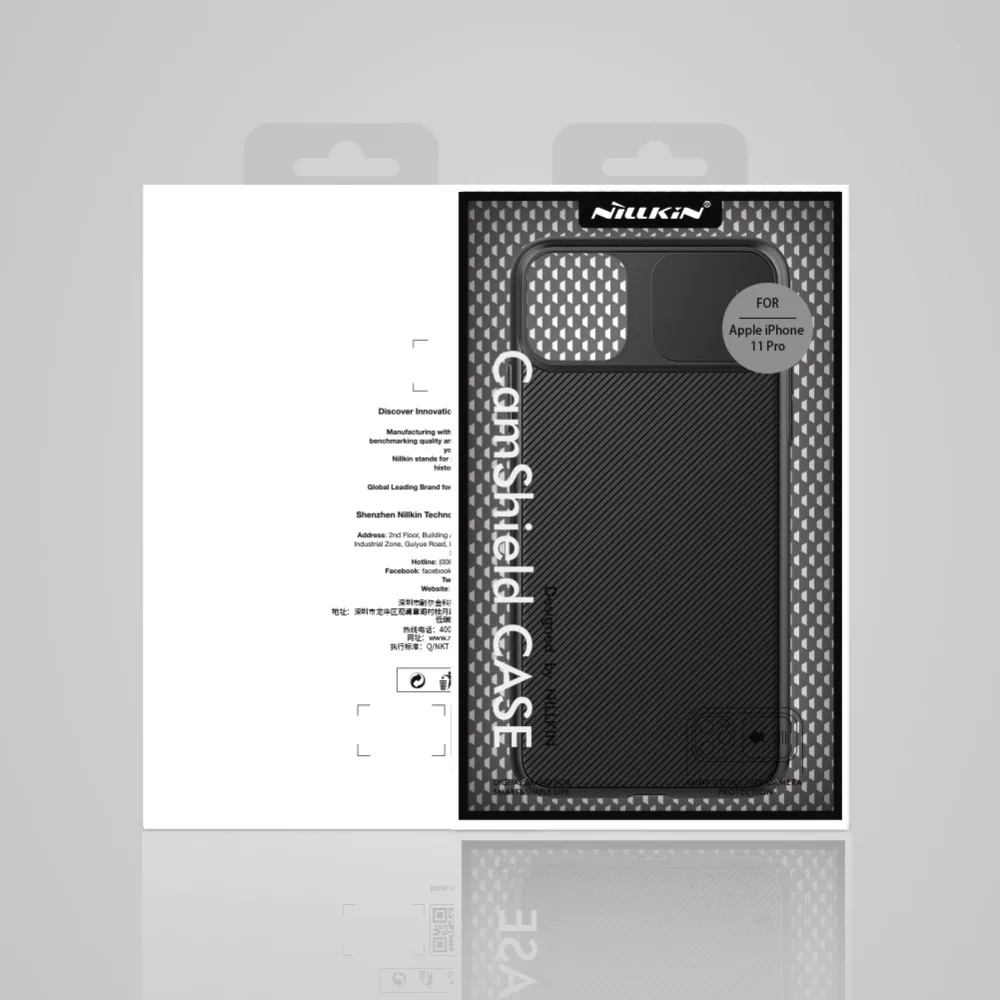 Защитный чехол для камеры для iPhone 11/Pro/Max подлинный NILLKIN, Гибридный Тонкий слайд-камера защитный чехол для объектива для iPhone 11