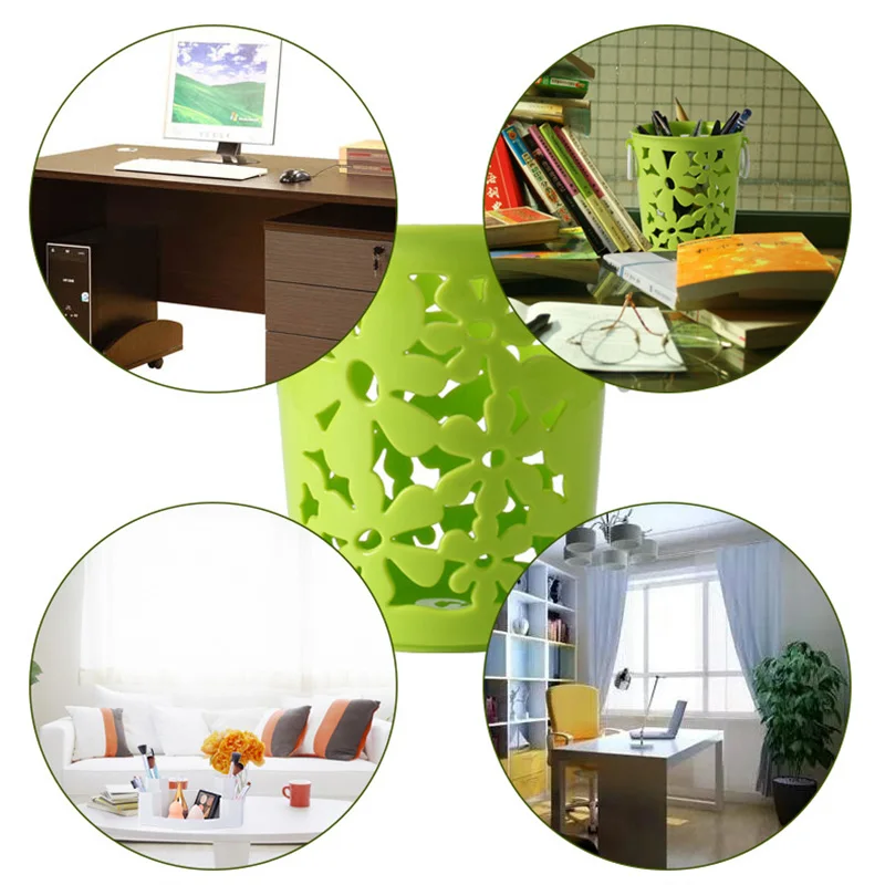 Simple Plastic Desktop Storage Box Cone Shaped Multi-slot Cosmetic Storage Box JIU55
