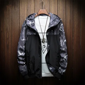 

New Autumn Hooded Bomber Jacket Men Hip Hop Slim Fitness Military Baseball Jackets Coat Men's Windbreaker Plus Size 4XL Moletom