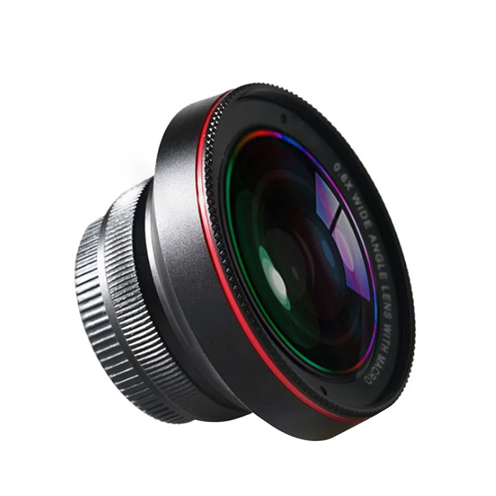 

0.6X Wide Angle Universal Fisheye 15X Macro Mobile Phone Lens Mini 2 In 1 Portable With Clip Accessories HD Outdoor Camera