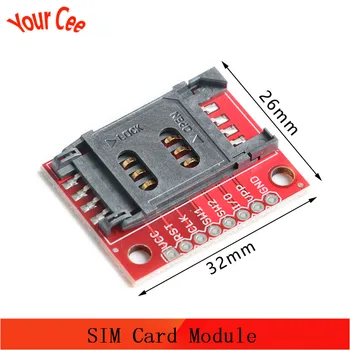 

SIM Card Module SIM Card Socket Breakout Holder Adapter with Pin Header