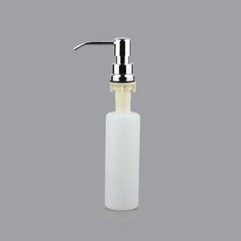 

1pcs 350ML Stainless Steel Soap Dispenser Polish Kitchen Sink Liquid Pump Bottle