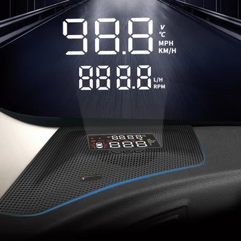 

HUD Auto Car Head Up Display Windshield Screen Projector Security Alarm Overspeed RPM For Subaru Forester XV Outback 2013-2020