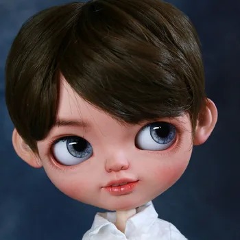 

ICY 19 joint blyth doll with makeup face white skin DIY The gentleman with Sleep eyes handsome boy t008