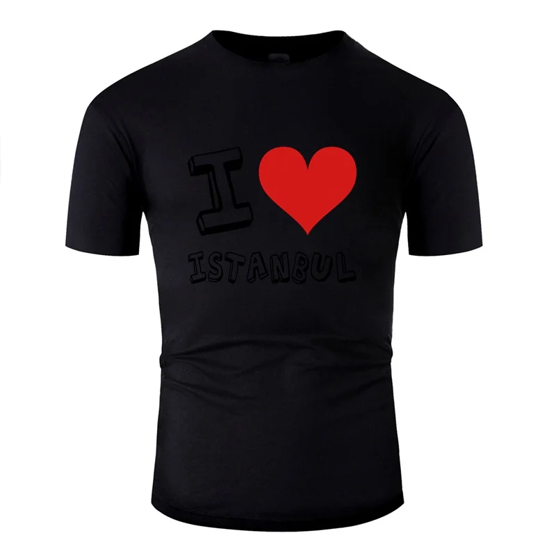 Винтажная Мужская футболка с надписью «I Love» из хлопка, женская футболка с круглым вырезом размера плюс S-5xl