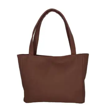 

2019 Tany Customized lady PU handbag, simple leather zipper single shoulder bag
