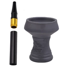 30 см для кальяна шланг наргиле алюминиевый кальян ручка для кальян наргиле из натуральной глины кальян чаша наргиле аксессуары