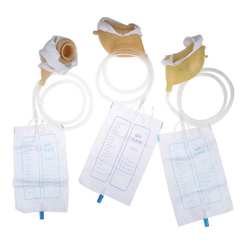 Urinal Pee Holder Collector Reusable Male Female Elder Urine Bag Urinary Incontinence Bedridden Patients Urination Catheter Bag