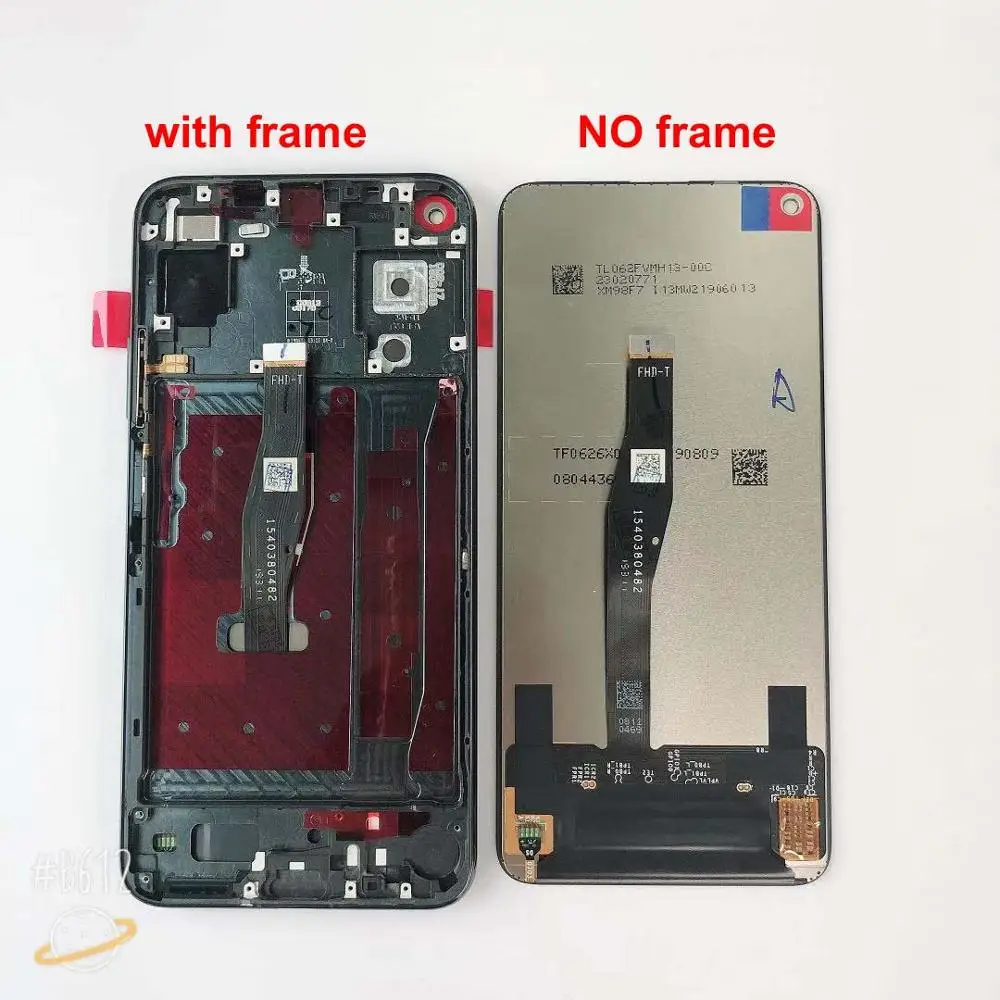 ЖК-дисплей 6,26 для huawei honor 20 honor 20 YAL-L21 YAL-L41 YAL-AL10 ЖК-дисплей Дисплей кодирующий преобразователь сенсорного экрана в сборе+ рамка