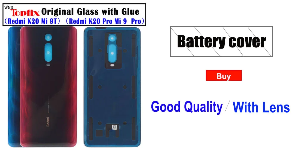 For xiaomi mi 9t back