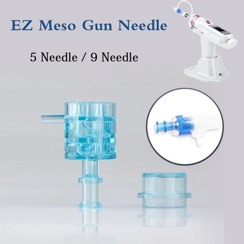 

5pcs Sterile Photon Water Light 3D Beauty Needle Cartridge EZ Vacuum Mesotherapy Gun Injection Needle Tip Negative Pressure Tool