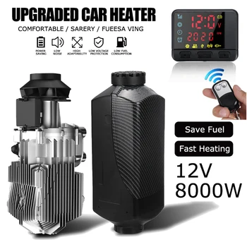 

Car Heater 8KW 12V Air Diesels Heater Parking Red Heater With Remote Control FOR Car Boat RV Motorhome Trailer Trucks