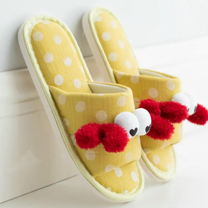 

Summer Cute Women Slippers Thin Thick Bottom Idoor Floor Home Adult Girl Ladies Fish Mouth Slippers