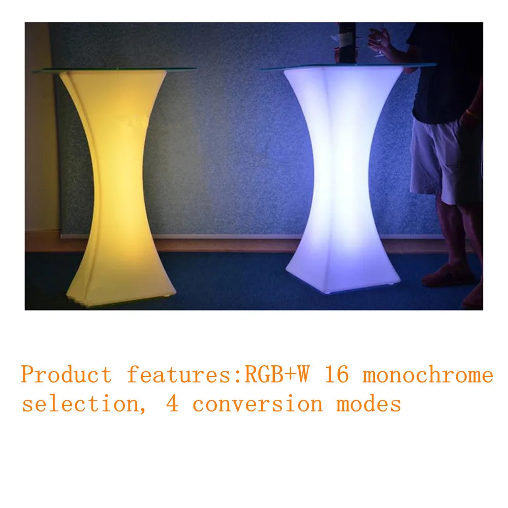 2019 Led luminous cocktail table bar creative lighting furniture round plastic table coffee table stool bar decoration 2019 Led luminous cocktail table bar creative lighting furniture round plastic table coffee table stool bar decoration
