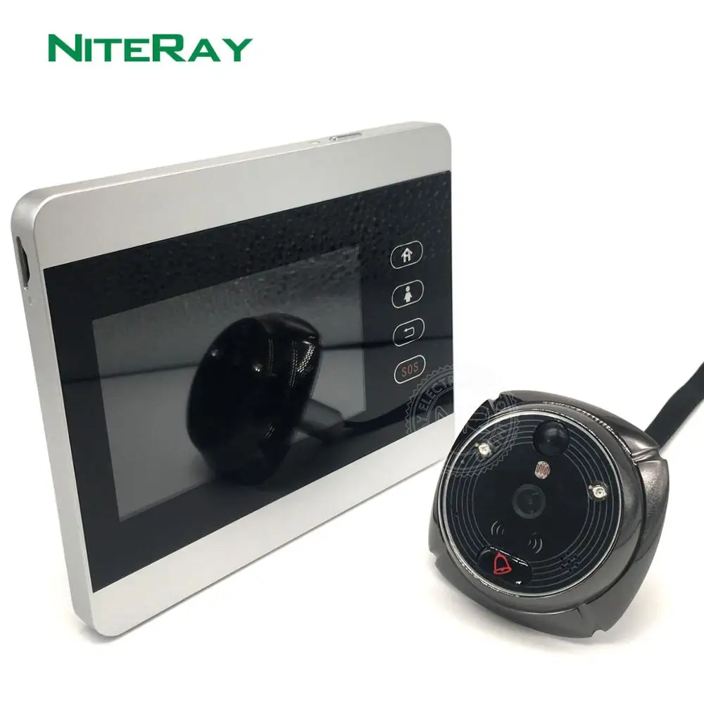 Камера для входной двери iHome5 Wi Fi глазок беспроводная камера домофон дверной