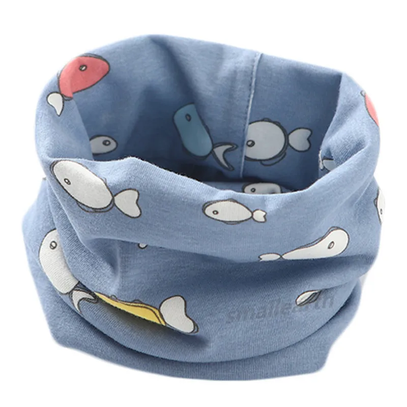 scarf2 Коллекция года, весенние комплекты с шапками для малышей Детский Зимний Теплый головной убор с рисунком Совы и звезды, детские вязаные шапки с воротником-хомутом хлопковые детские шапки и шарф - Цвет: scarf2