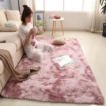 

Pure Color Style Living Room/bedroom Rug Antiskid Soft Multiple Size Selection Carpet Modern Carpet Mat Color Gradient