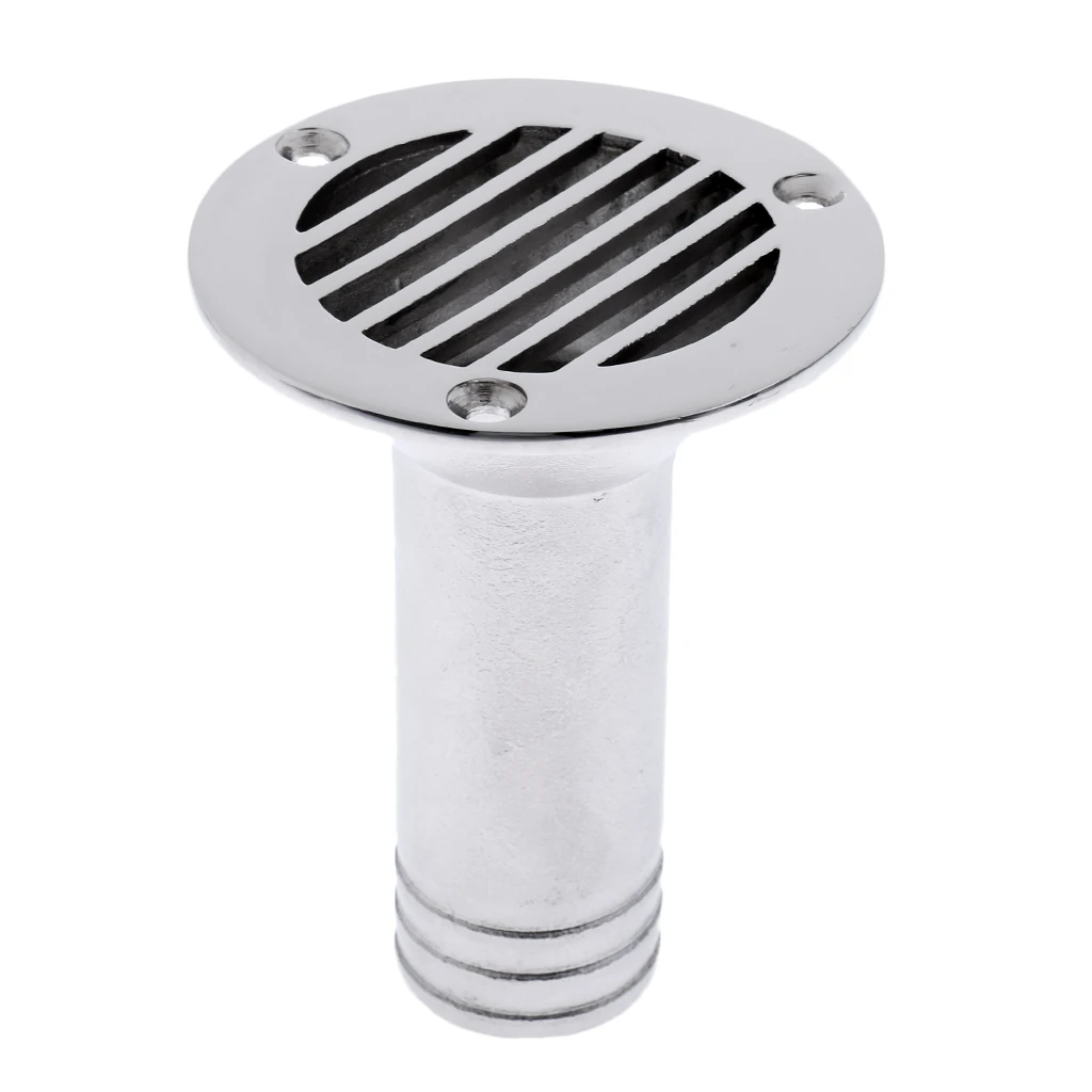 2pcs 316 Stainless Steel Boat Yacht Deck Drain Scupper 45 x 25mm 