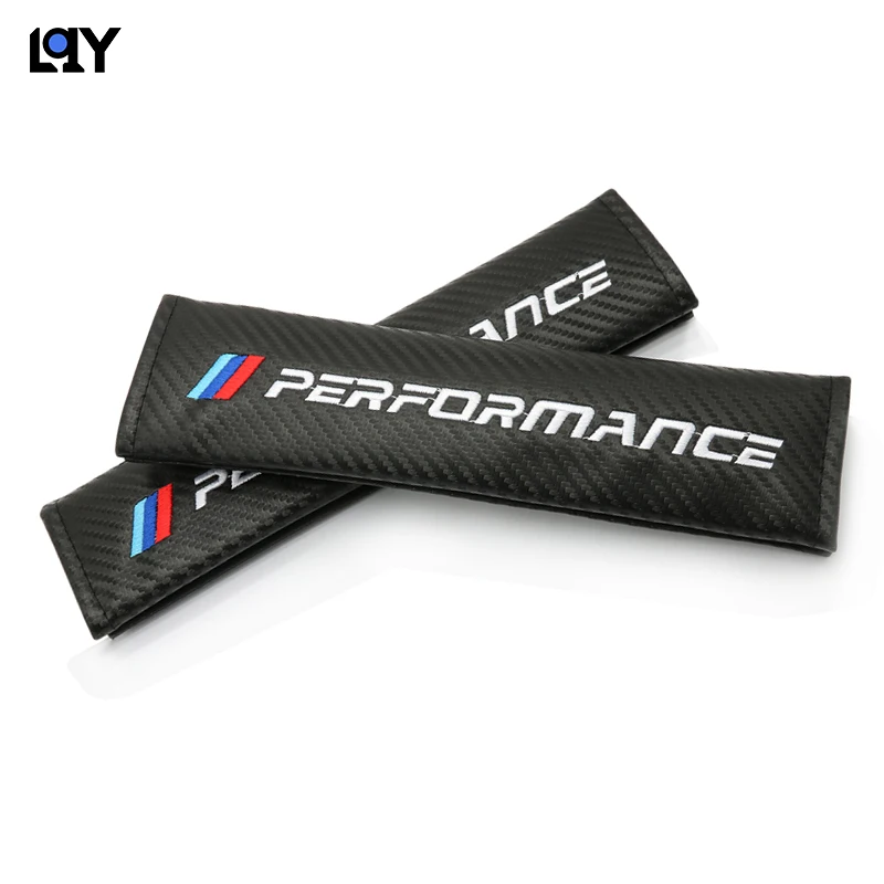 

2PC automotive supplies carbon fiber shoulder belt belt cover for BMW M E36 E34 F10 E90 F30 F20 X3 E53 E70 g30 E30 E36