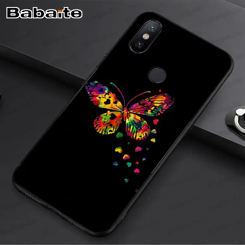 colorful Butterfly Pink Love Heart