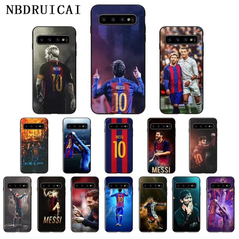 NBDRUICAI Lionel Messi черный ТПУ Мягкий силиконовый чехол для телефона Samsung S9 plus S5 S6 edge S7 S8