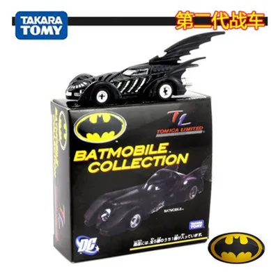 Оригинальные TAKARA TOMY Бэтмен металлический Бэтмобиль колесница коллекционные модели автомобилей из сплава игрушки с подарочной коробкой игрушки для детей