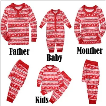 

Christmas Family Matching Pajamas Sets Father Mother Kid & Baby Sleepwear Christmas Pajamas Family Clothes Outfits Look C0595