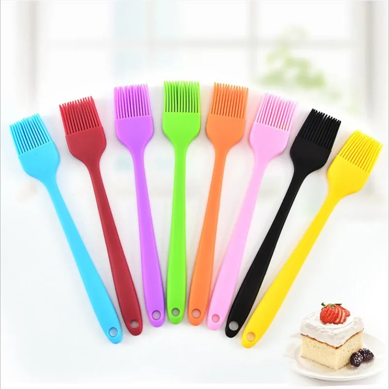 1PC Silicone Basting Pastry Brush Oil Brushes For Cake Bread Butter Baking Tools Kitchen BBQ Barbecue Brush Oil Cream Cooking silicone cake brush,pastry brush